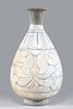 Korean Incised Celadon Glazed Ceramic Vase