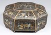 Large Chinese Gilt Lacquer Covered Wood Box