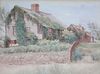 Jane Brewster Reid Watercolor on Paper "Kite Hill Nantucket"