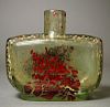 Galle Art Glass enameled perfume bottle