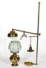 BRASS ADJUSTABLE STAND / TABLE MINIATURE LAMP