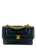 Chanel Vintage Quilted Vertical Stitch Lambskin Classic Mini Flap Bag