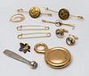 Tiffany & Co. Sterling Silver Telephone Dialer and a 14K Gold Baby Rattle