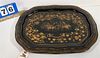CHINESE LACQUER TRAY 1.75"H X 19-1/2"W X 15-1/4"D