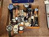 LOT 20 WRIST WATCHES ROCWARE, LANCASTER, TOMMY BAHAMA, STAUER, FOSSIL, EMPORIO ARMANI ETC.
