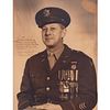 Vintage Signed Portrait of WWII Airforce Major