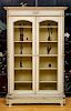Italian Neoclassical Style Painted and Parcel-Gilt Bookcase
