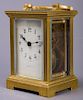 Tiffany & Co. Brass Carriage Clock
