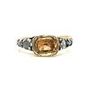 9k Georgian Citrine Diamond Ring
