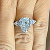 Platinum 4.02 Ct. GIA Certified Diamond Engagement Ring