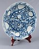 Chinese Blue & White Charger, Monumental
