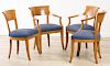 Biedermeier Style Fruitwood Dining Chairs