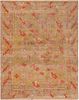 Antique Abstract Shabby Chic East Turkestan Khotan Rug 4 ft 8 in x 3 ft 8 in (1.42 m x 1.12 m)