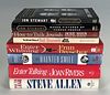 8 BOOKS WRITTEN BY & ABOUT COMEDIANS 2 SIGNED AND DEDICATED
