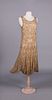 LAME' EMBROIDERED EVENING DRESS, LATE 1920s