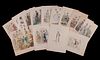 GENEROUS LOT OF FASHION PLATES, FRANCE & ITALY, 1813-1900
