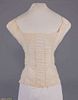 EXCEPTIONAL CORDED CORSET, 1830s
