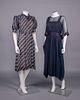 TWO CHIFFON DAY DRESSES, c. 1916 & 1940s