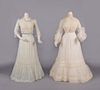 TWO SILK AFTERNOON GOWNS, 1904-1907
