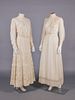 TWO TEA DRESSES, c. 1908