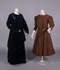 ONE MOURNING & ONE SPORTING DRESS, LATE 1900-EARLY 1910s