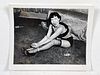 RARE BETTY PAGE STYLE PHOTOGRAPH ATT IRVING KLAW