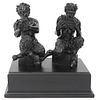18/19th C. Bronze Figures of Greek Fauns