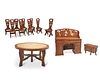 A Y. Hayashi for Liberty & Co. "Japonisme" dining suite