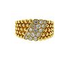 Van Cleef &amp; Arpels 18K Gold Diamond Ring