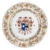 Chinese Export Porcelain Armorial Charger, Haggard and Lee