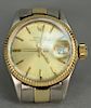 Rolex ladies wristwatch Oyster perpetual "Date" gold/stainless steel 6516, 1915488.