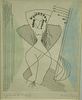 Man Ray (1890-1976) 
colored lithograph 
"Epreuve d'Artiste" 
signed lower right in pencil: Man Ray 
plate size 8 1/4" x 6 3/