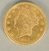 $20 Liberty gold coin, 1895s.