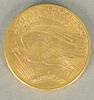 $20 Saint Gaudens gold coin, 1914.