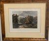 After Charles Karl Bodmer (1809-1893)  hand colored aquatint and engraving  by Freiderich Salathe  Forest Scene on the Lehigh