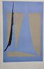 Robert Motherwell (American 1915-1991) 
color lithograph 
Newport Opera poster 1979 
signed 
29 3/4" x 21 3/4" sheet size