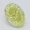 5.26 ct, Natural Fancy Intense Yellow Even Color, VVS2, Oval cut Diamond (GIA Graded), Appraised Value: $531,200 