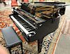 Yamaha C7 with disklavier control unit, DKC500RW in black lacquered case with matching bench, #5603059. 
89in.
