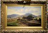 James Stewart (1841-1929) 
oil on canvas 
Mountainous Farm Landscape with Stream 
signed lower left: J. Stewart 1899 
in orig