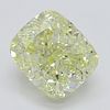 4.00 ct, Natural Fancy Light Yellow Even Color, IF, Cushion cut Diamond (GIA Graded), Appraised Value: $105,000 