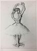 Edgar Degas - Ballerina From the Danse Dessin.