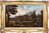 CLASSICAL ITALIAN LANDSCAPE OIL PAINTING