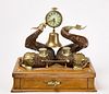 Desk Organizer with Serpents and Clock