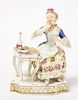 Meissen Figurine and Dishes
