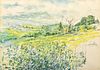 Arnold Bittleman Landscape Watercolor Painting