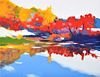 Tadashi Asoma Landscape Print, Signed Edition