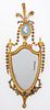 George III Giltwood Jasperware Mounted Mirror