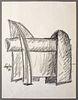 Seymour Lipton Sculpture Study Sketch, 1976