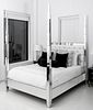 Paul Evans Cityscape Manner Mirror Queen Bed Frame