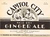 1950 Capitol City Ginger Ale Madison Wisconsin 24oz Label 